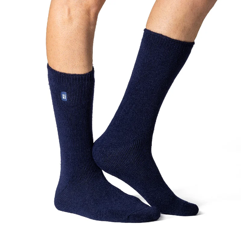 Weekend Discounts to Relish Mens Lite Dunlin Plain Socks - Navy
