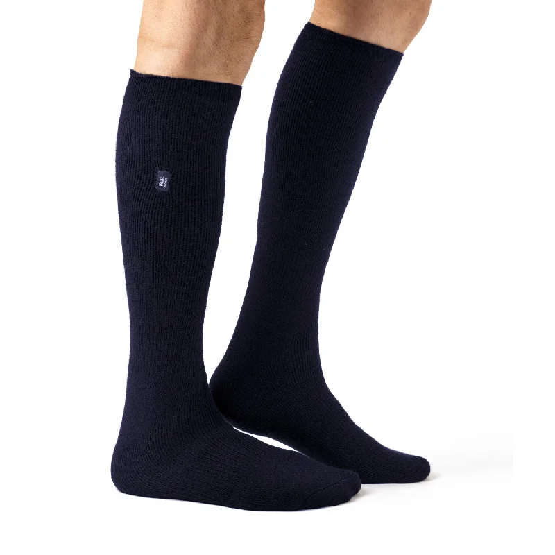 Weekend Shopping Extravaganza Mens Lite Kingfisher Long Thermal Socks - Navy