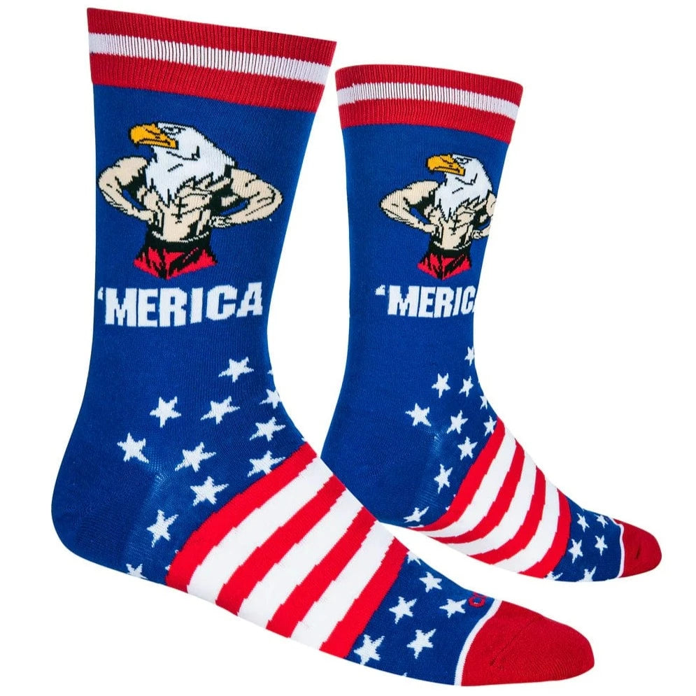 Weekend Offers You Can't Ignore 'Merica Men's Crew Socks