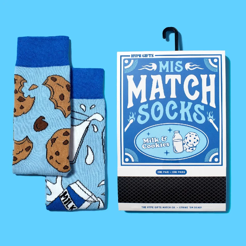 Your Weekend, Your Savings "Milk & Cookies" Cotton Crew Socks by Main & Local
