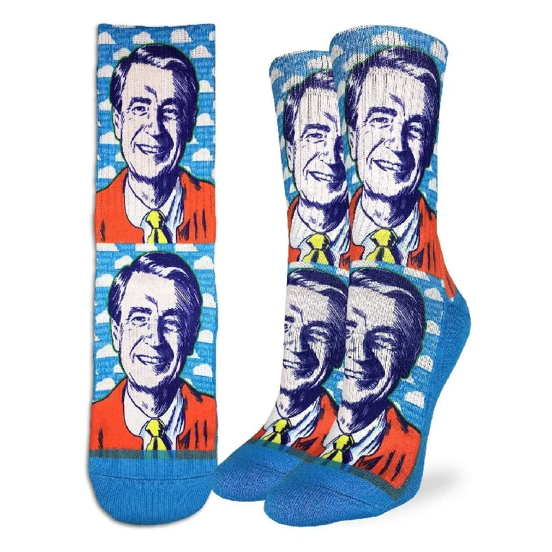 Online Deal "Mister Rogers Pop Art" Crew Socks by Good Luck Sock