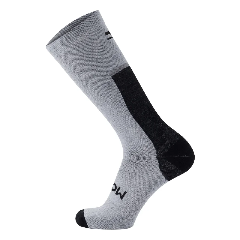 Price Slash Mons Royale Pro Lite Merino Snow Sock Grey Marl