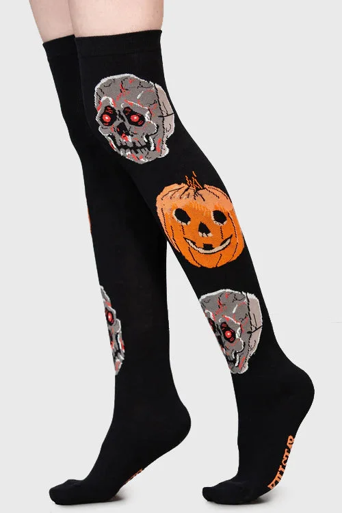 Weekend Extravaganza: Shop Now Morbid Over Knee Socks