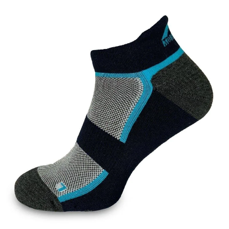 Unmissable Sale More Mile Bamboo Comfort Running Socks - Blue