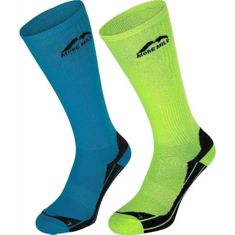 Buy Today More Mile California Long Compression Socks (2 Pack) - Multi