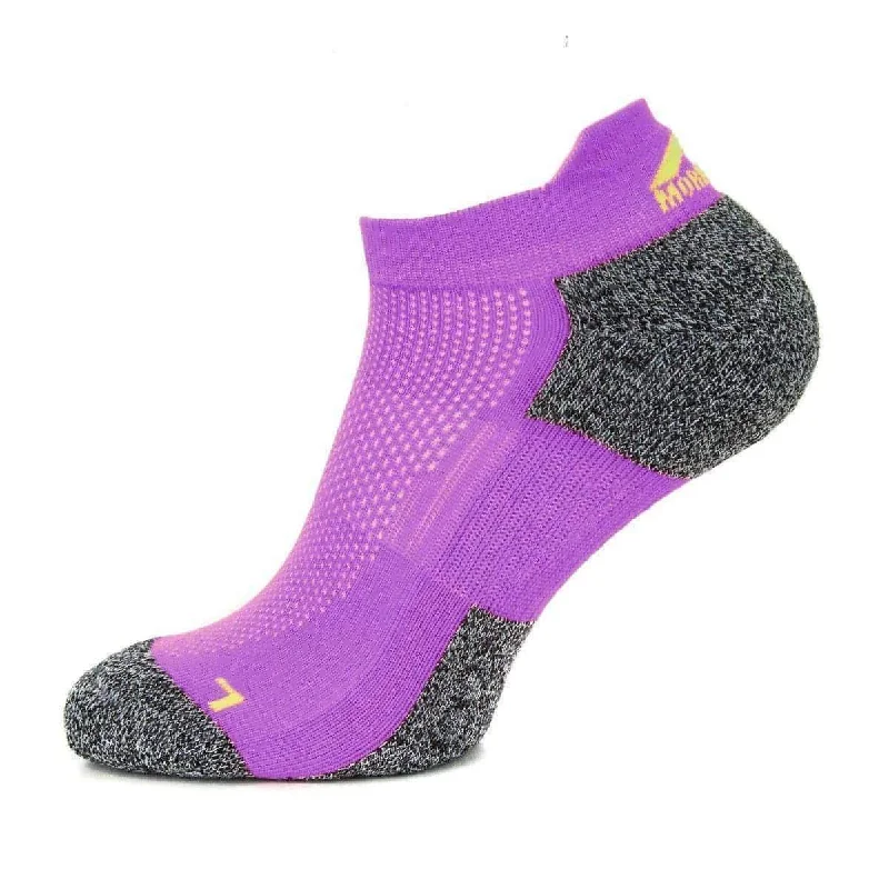 Low Cost More Mile Challenger Womens Running Socks - Purple