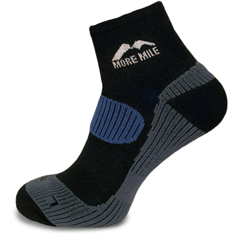 Deal of the Day More Mile Cheviot Trail Running Socks - Black