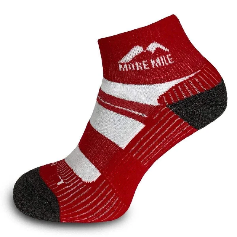 Weekend Savings Extravaganza More Mile Endurance Running Socks - Red