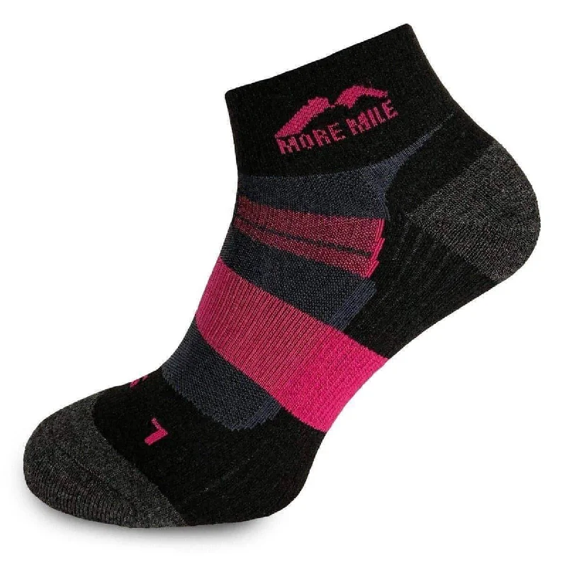 Weekend Specials to Delight More Mile Endurance Womens Running Socks - Black