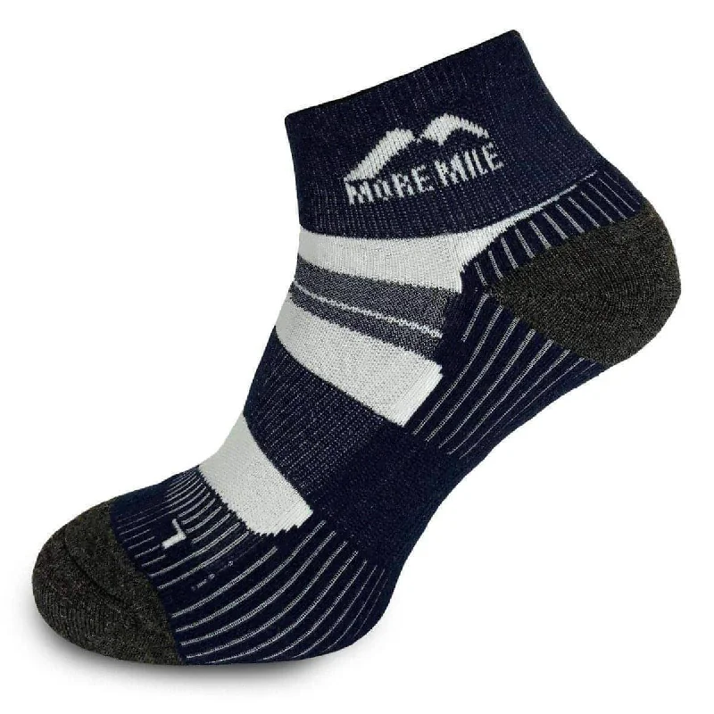 Midnight Sale More Mile Endurance Womens Running Socks - Blue