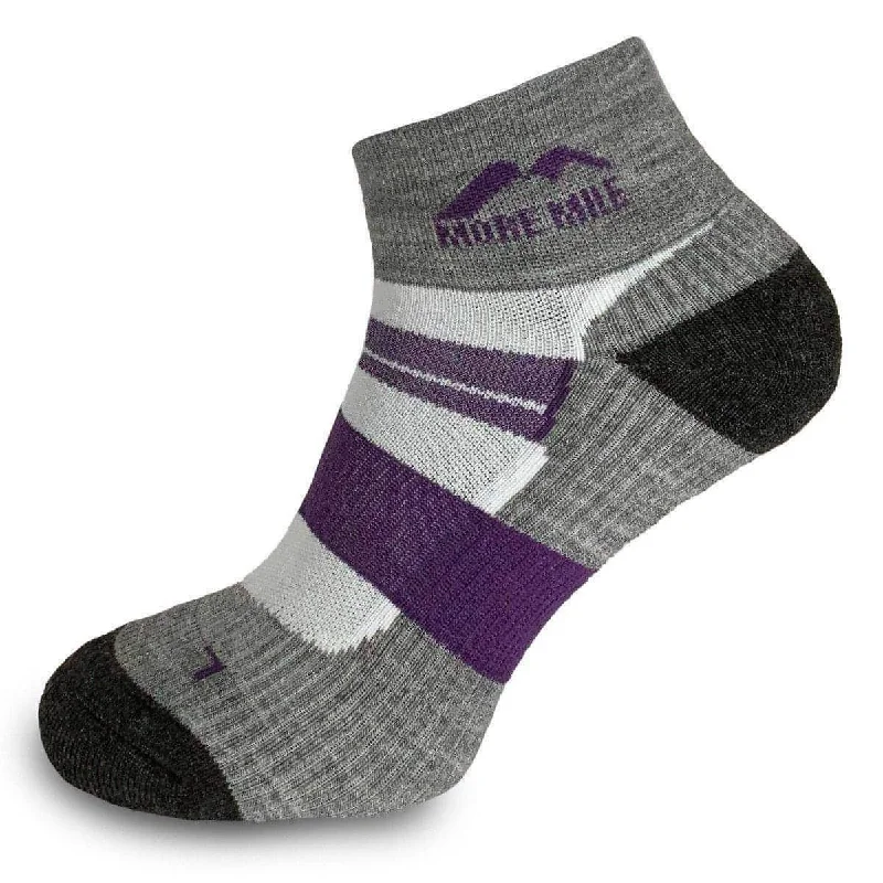 Weekend Offers That Shine More Mile Endurance Womens Running Socks - Grey