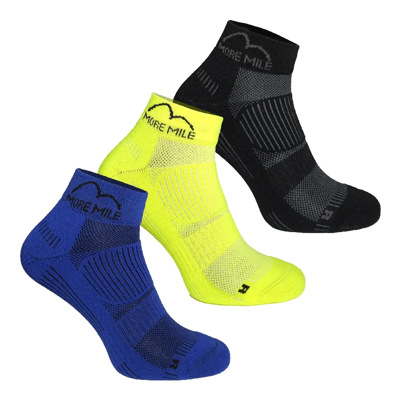 Weekend Deals That Excite More Mile London 2.0 (3 Pack) Eco Friendly Running Socks - Multi Weekend Deals That Excite More Mile London 2.0 (3 Pack) Eco Friendly Running Socks - Multi