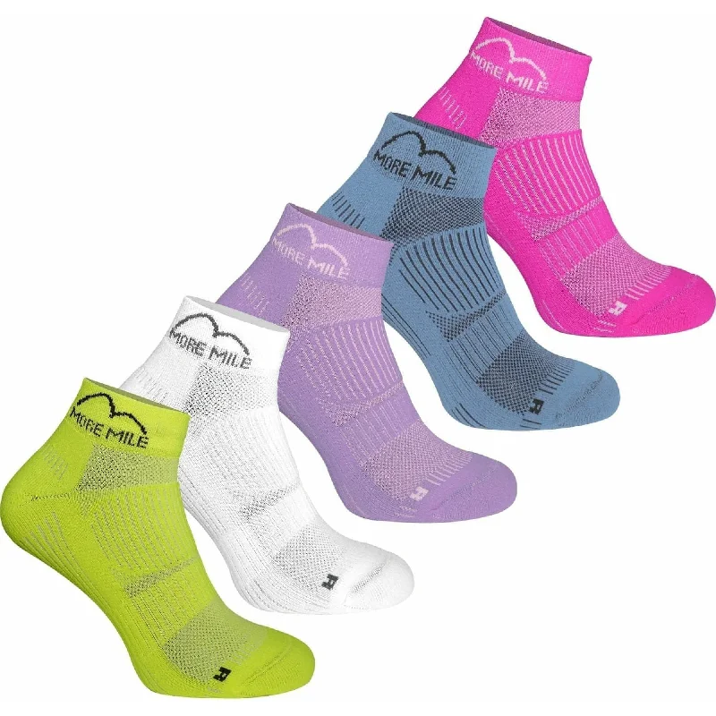 Weekend Offers That Tempt More Mile London 2.0 (5 Pack) Eco Friendly Running Socks - Multi Weekend Offers That Tempt More Mile London 2.0 (5 Pack) Eco Friendly Running Socks - Multi