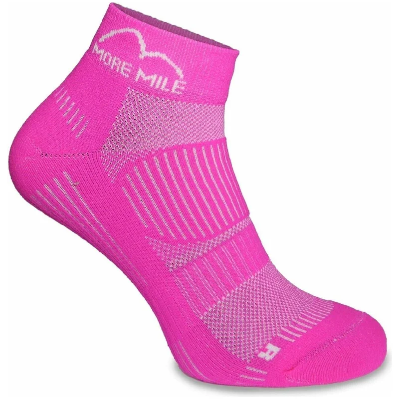Weekend Bargains Galore More Mile London 2.0 Eco Friendly Running Socks - Pink