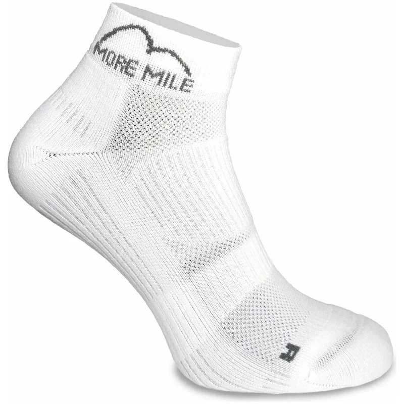 Weekend Price Cuts Galore More Mile London 2.0 Eco Friendly Running Socks - White