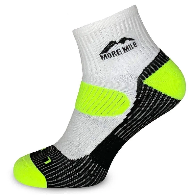 Unbeatable Prices More Mile London Running Socks - White