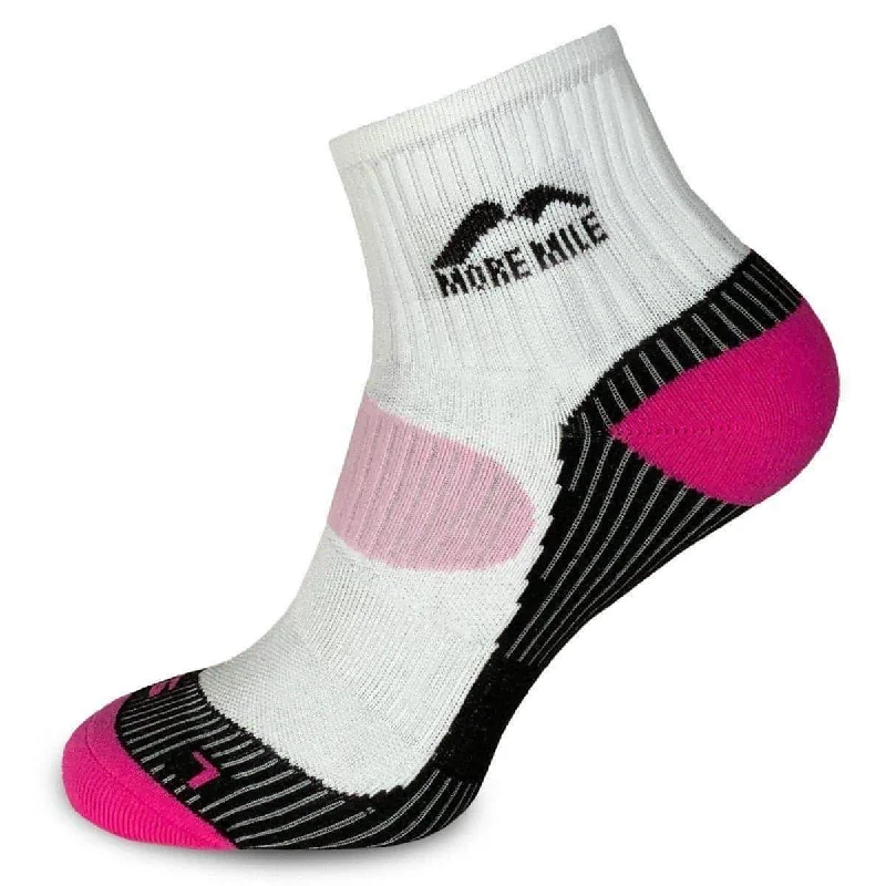 Weekend Savings Spectacle More Mile London Running Socks - White