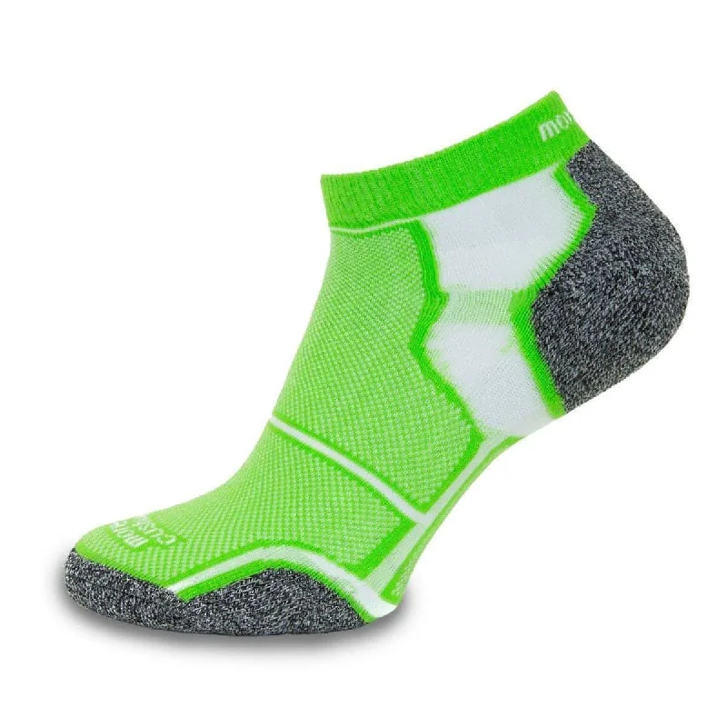 Flash Sale More Mile New York Cushioned Running Socks - Green