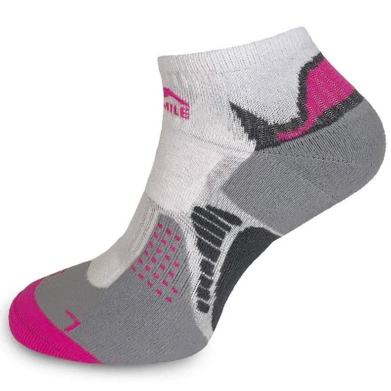 Weekend Discounts to Delight More Mile San Diego Running Socks - White