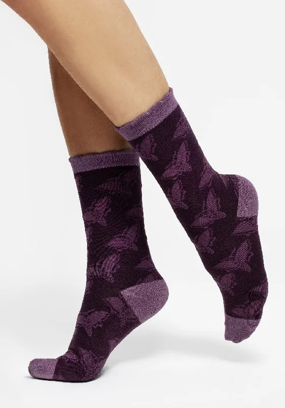 Now or Never Mortmoth Jacquard Knit Socks