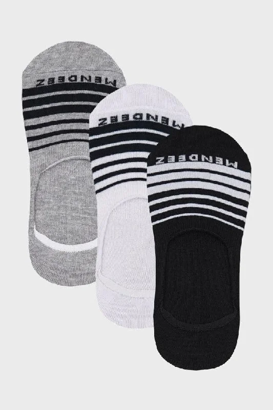Crazy Deal Neutral No Show Socks - 3 Pack