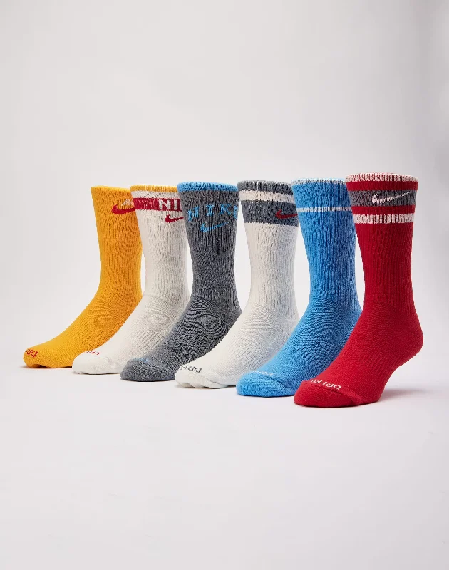 Weekend Specials to Delight Nike Everyday Plus Retro Cushioned Crew Socks 6-Pack