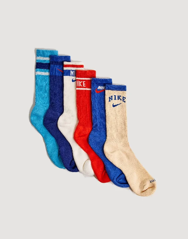 Weekend Discounts to Indulge In Nike Everyday Plus Retro Cushioned Crew Socks 6-Pack