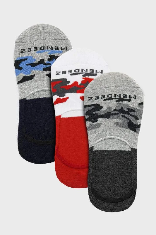 Fantastic Savings No Show Socks - Camo 3 Pack