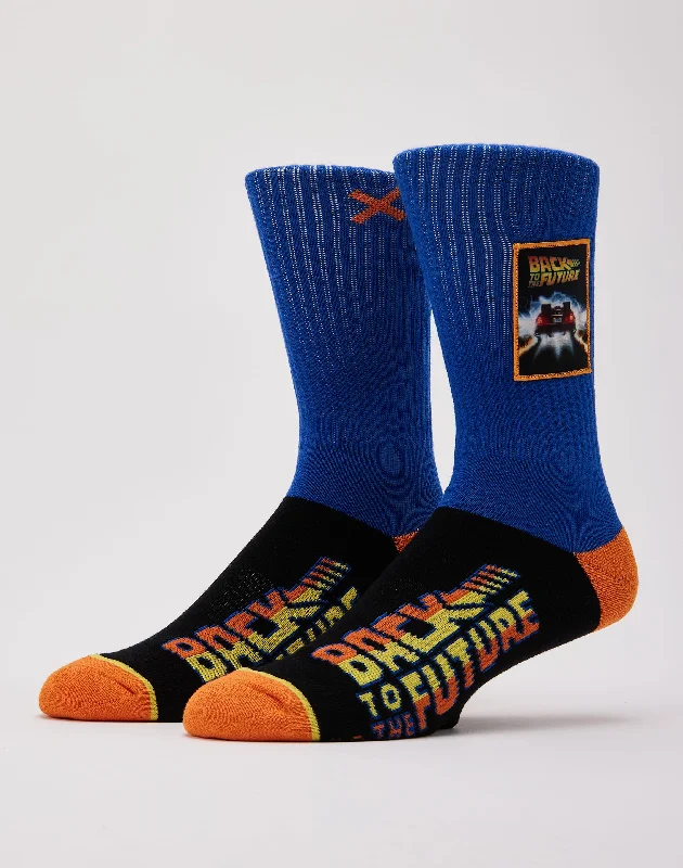 Weekend Bargains to Cherish Odd Sox Back To The Future Patch Crew Socks