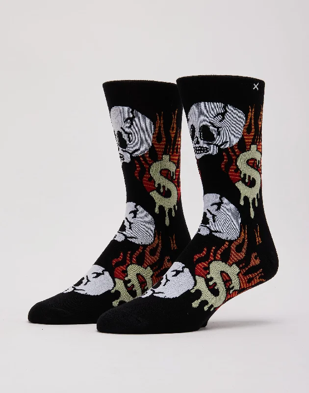 Deal of the Day Odd Sox Burned By Money Crew Socks