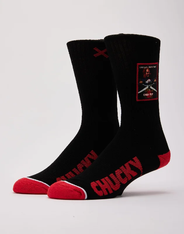 Odd Sox Chucky Patch Crew Socks