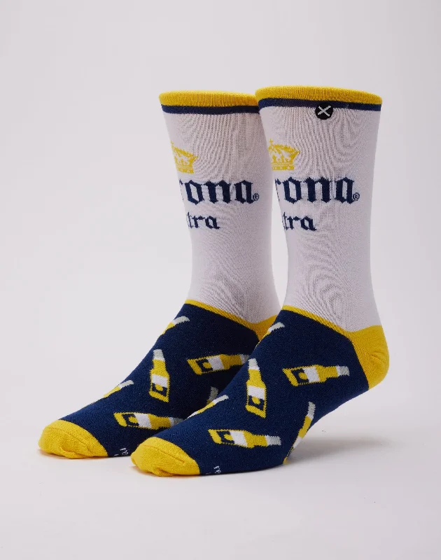 Weekend Discounts to Snag Odd Sox Corona Bottles Crew Socks