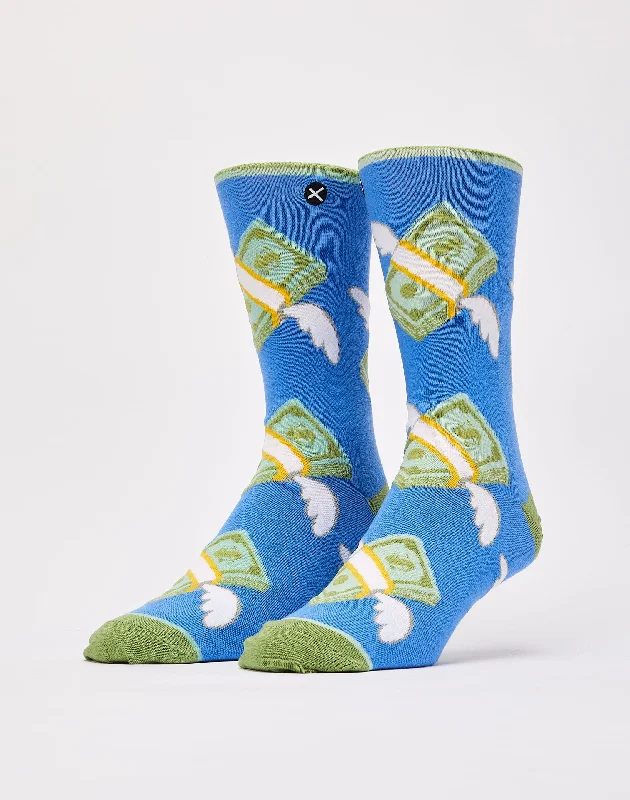 Weekend Deals That Thrill Odd Sox Flying Money Crew Socks