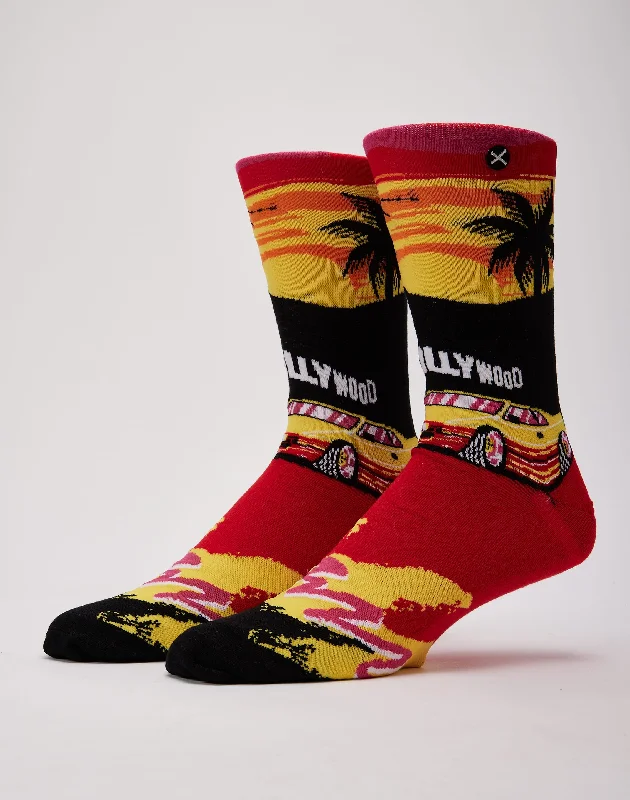 Weekend Discounts to Delight Odd Sox Hollywood Hills Crew Socks