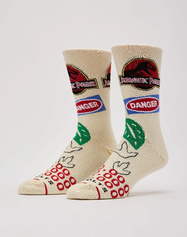 Lowest Price Odd Sox Jurassic Park Crew Socks