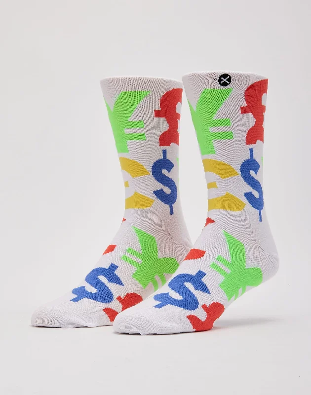 Value Deals Odd Sox Money Symbols Crew Socks