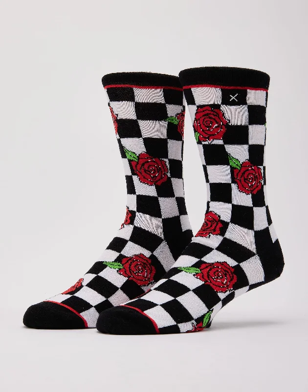 Weekend Specials Just for You Odd Sox Red Roses Crew Socks