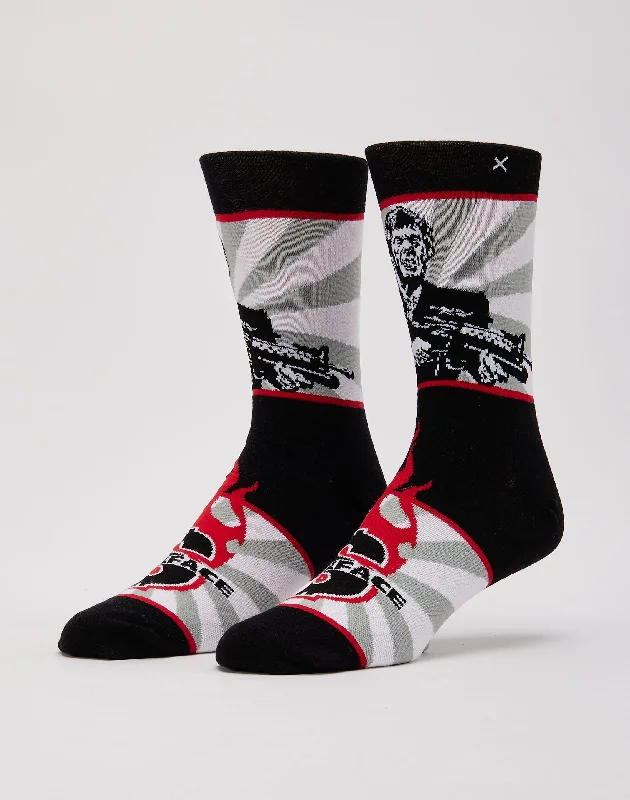 Cash Savings Odd Sox Scarface Burst Crew Socks