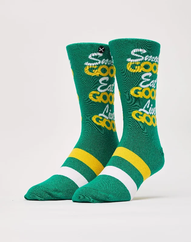 Weekend Discounts to Enjoy Odd Sox Smoke Good Crew Socks