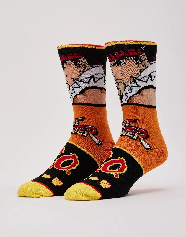 Exclusive Deal Odd Sox Street Fighter Crew Socks
