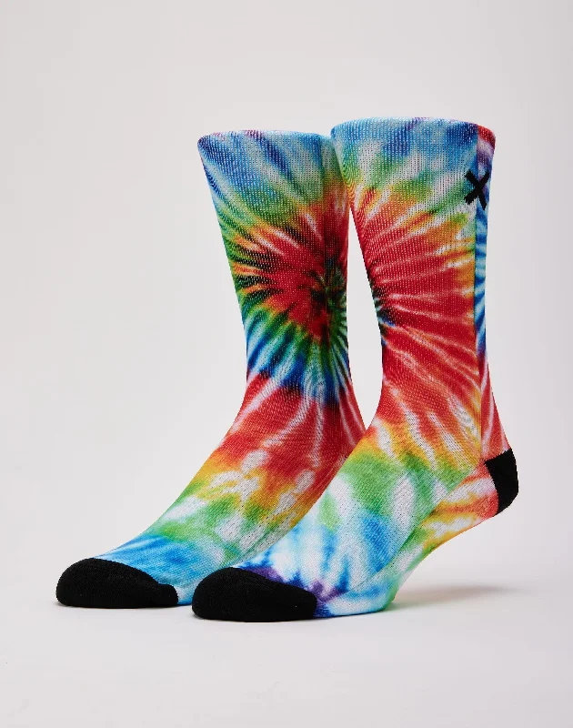 Overstock Clearance Odd Sox Tied & Dyed Crew Socks
