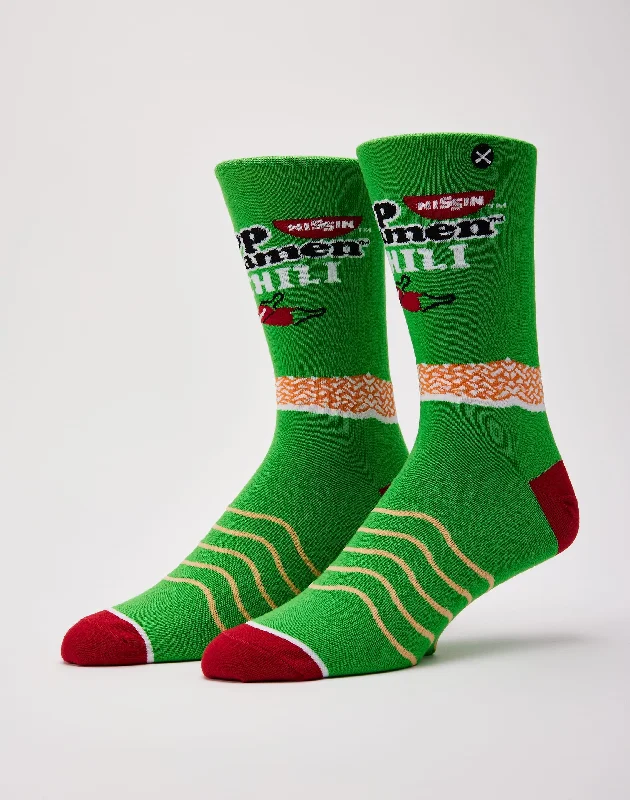 Special Price Odd Sox Top Ramen Chili Crew Socks