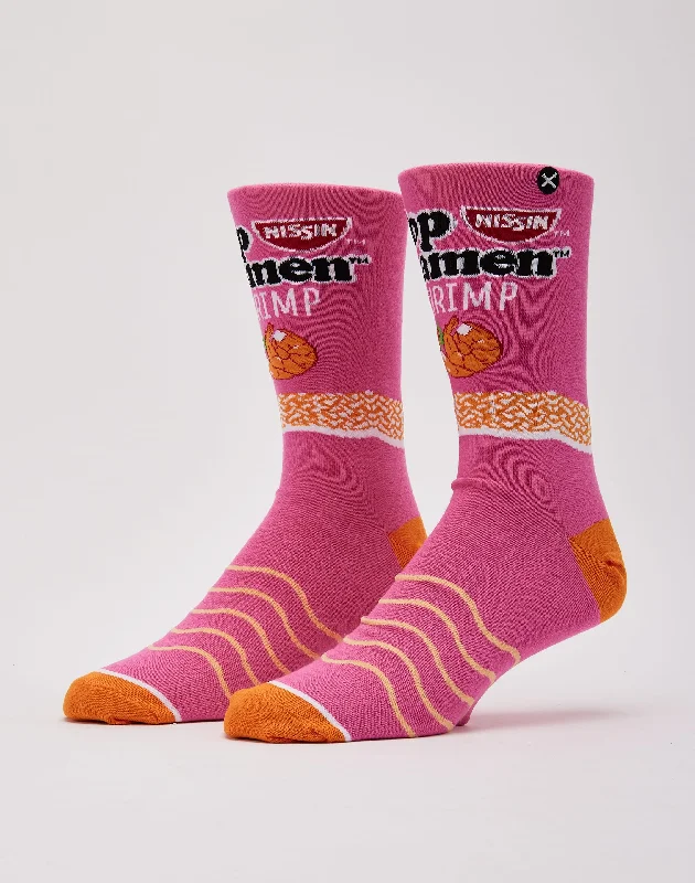 Weekend Savings Fiesta Odd Sox Top Ramen Shrimp Crew Socks
