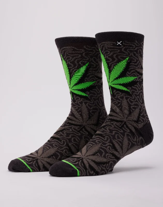 Weekend Deals That Excite Odd Sox Weed And Mahogany Crew Socks