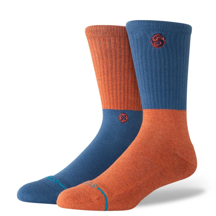 Online Exclusive "Opposites" Combed Cotton Crew Socks