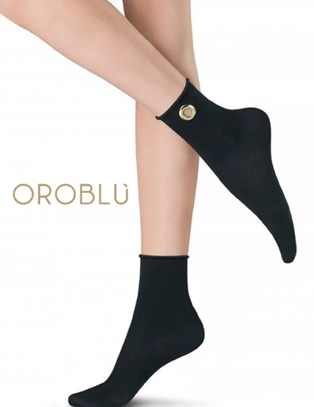 Oroblu Clearance Abstract Ring Cotton Socks