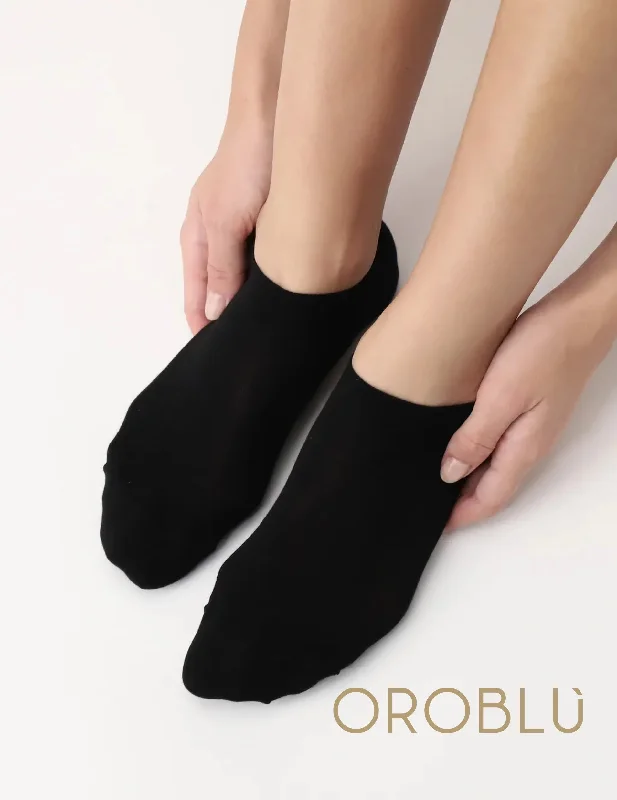 Weekend Bargains to Enjoy Oroblu Sneaker Perfect Comfort Socks Black VOBC67422