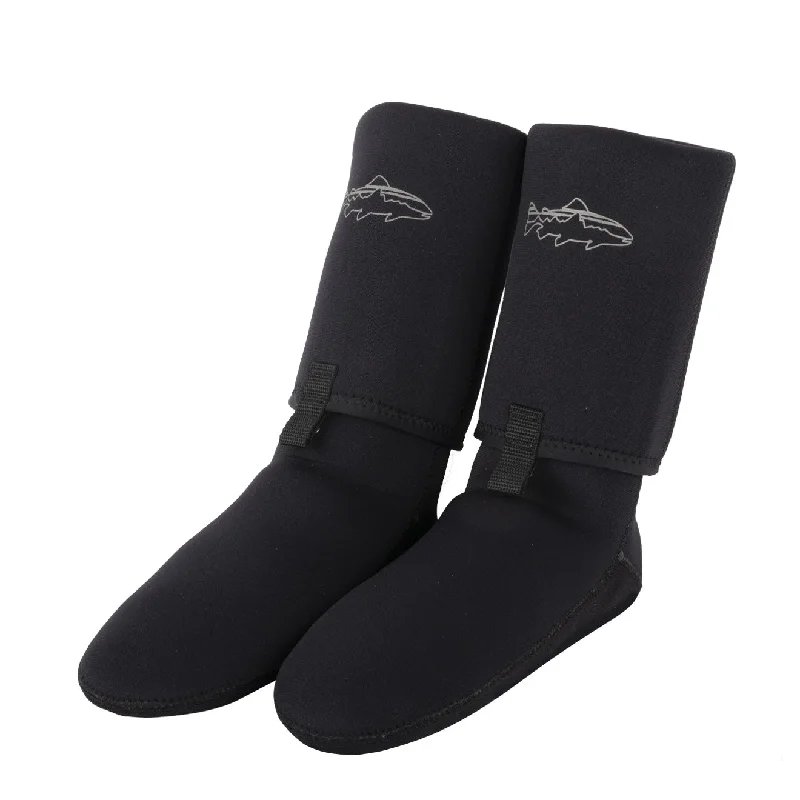 Weekend Discounts to Savor Patagonia Yulex Wading Socks with Gravel Guard Black