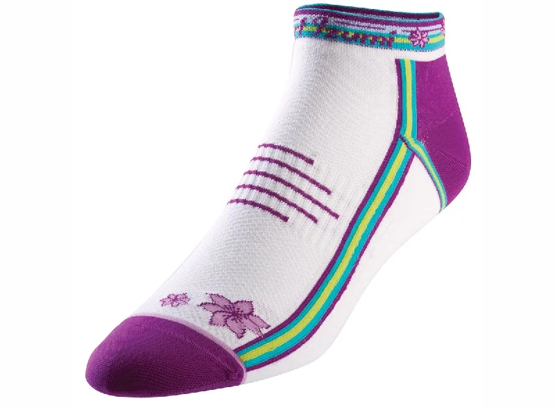 New Arrival Pearl Izumi Elite Low Sock - Womens - Stripe Orchid