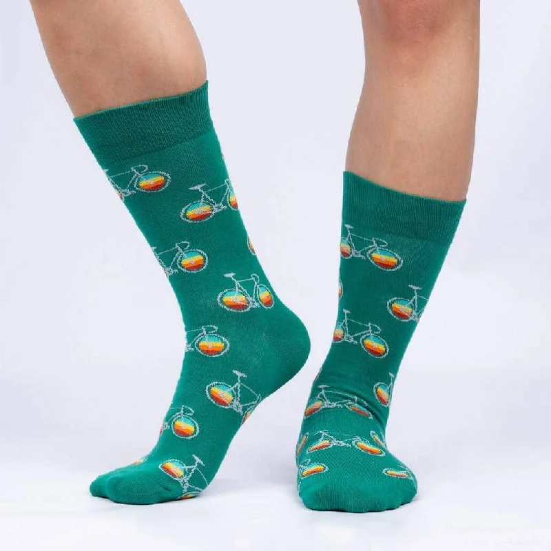Super Discount Pedal Power Men's Crew Socks
